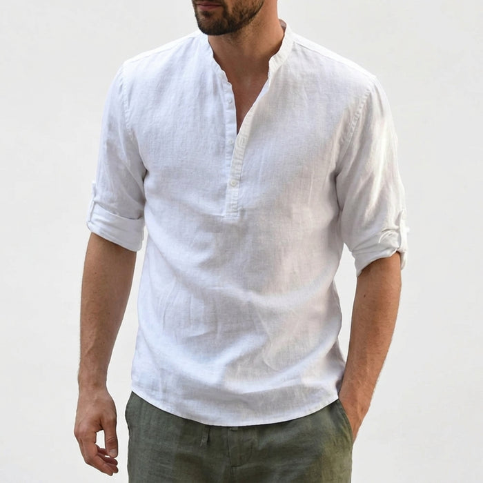 Lucian Cotton Linen Shirt