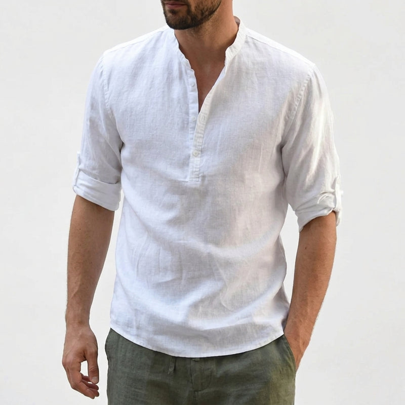 Lucian Cotton Linen Shirt