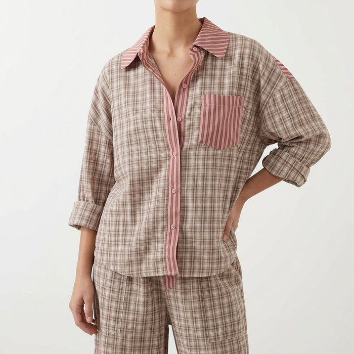 Manna Checkered Pajama Set